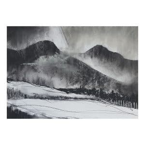 Moody Peaks - Contemporary Original Art
