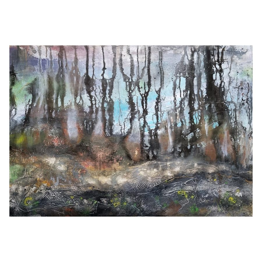 Out of the Earth - original art by Jan Morley