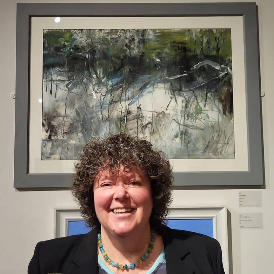 Jan at Mall Galleries