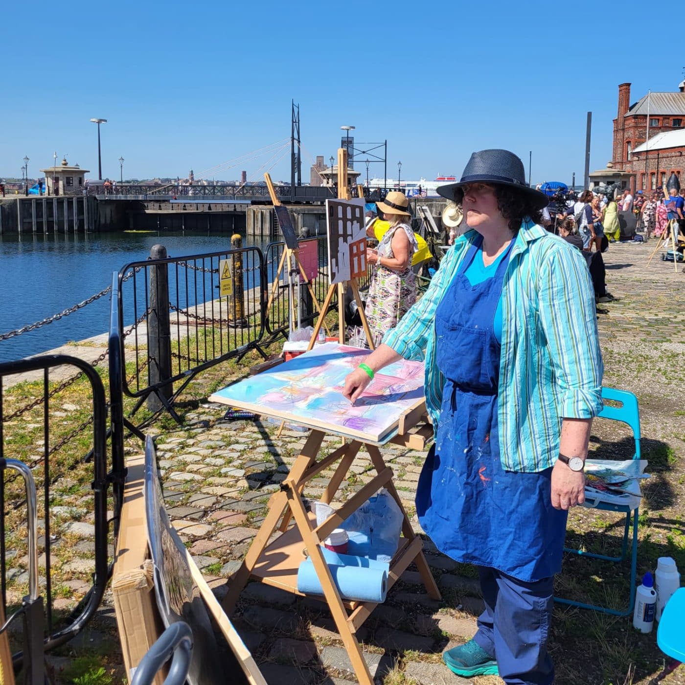 Jan at Landscape Artist of the Year