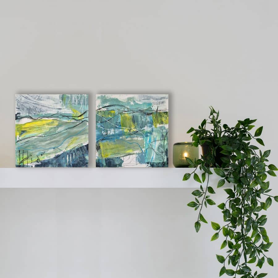 Blue Hills i & ii - Art Blocks