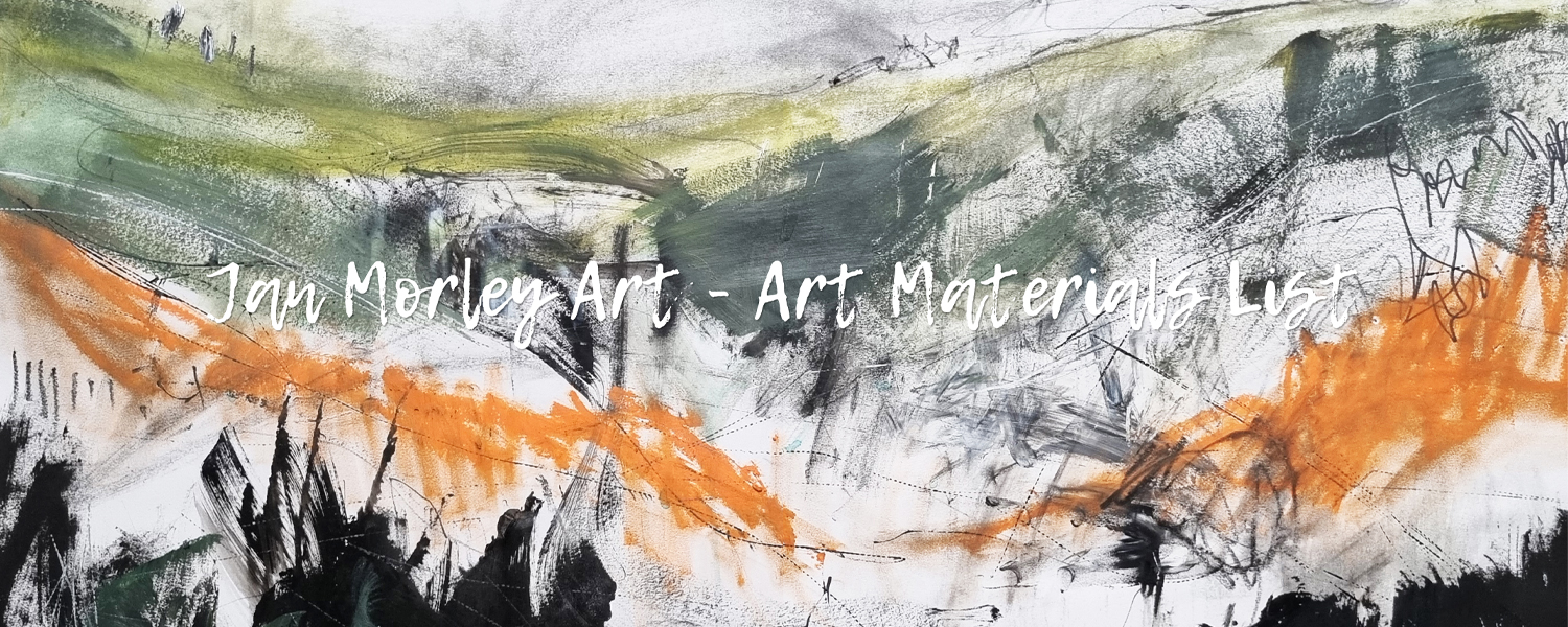 Art Materials List Header