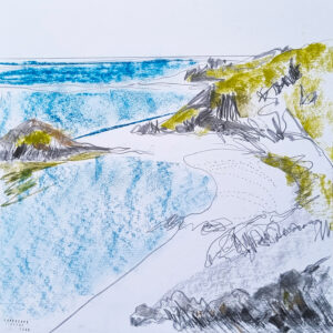 Scene from Above - Contemporary Original Art
